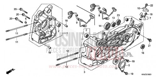 CARTER MOTEUR FES125C de 2012
